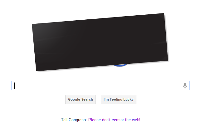 Google SOPA Strike