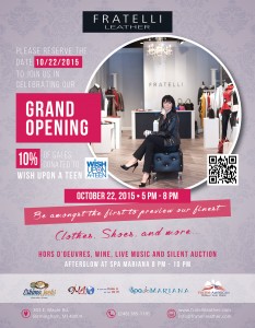 OMA Comp Sponsors Fratelli Leather Grand Opening