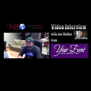 Video Interview with Joe Walker from Your Event Party Rental